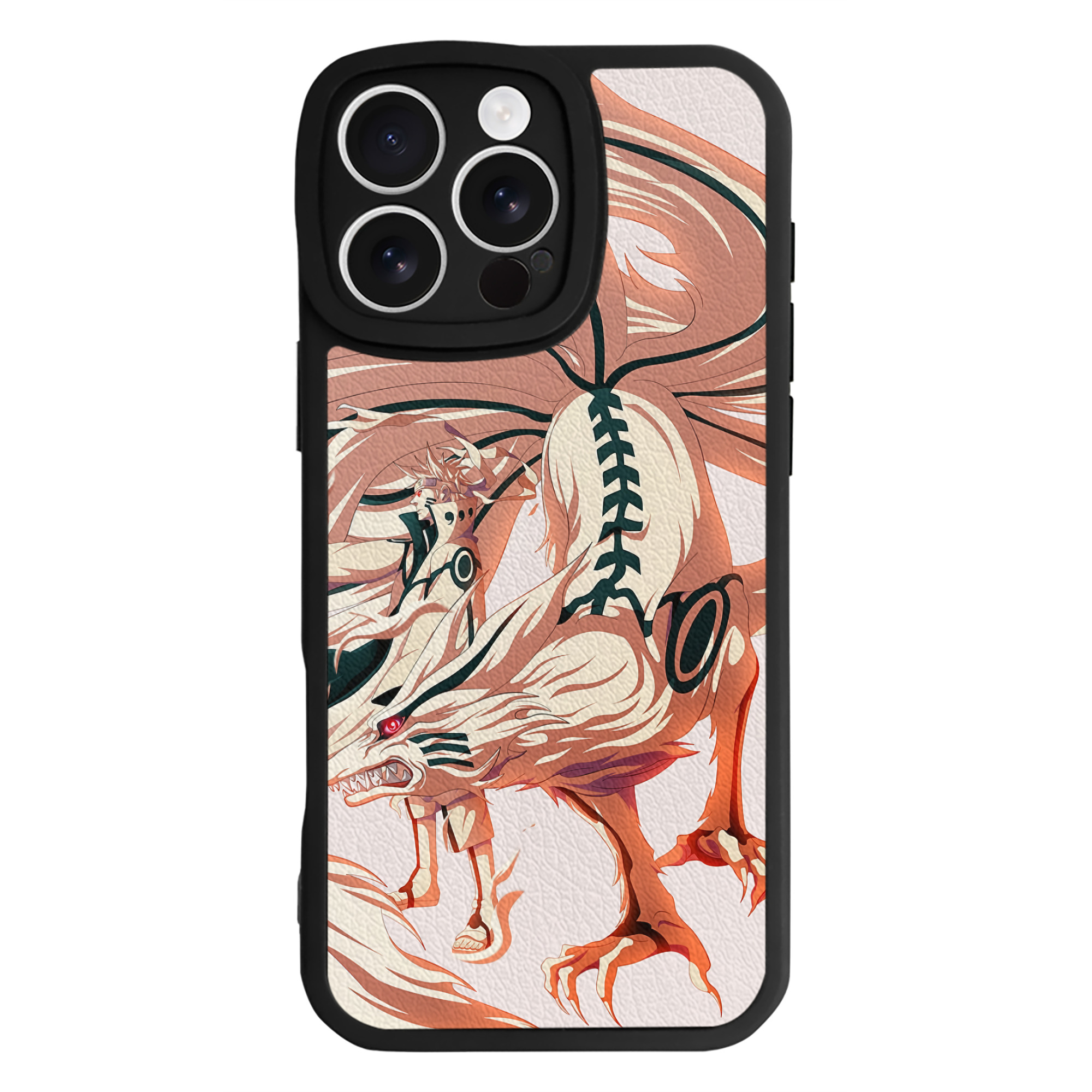 （画像用） NARUTO -ナルト- NARUTO -ナルト- 疾風伝 【iPhone 16シリーズ対応】シリコンスマホケース（レザー調） 材質：シリコン